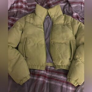 Super down Green Puffer Jacket
